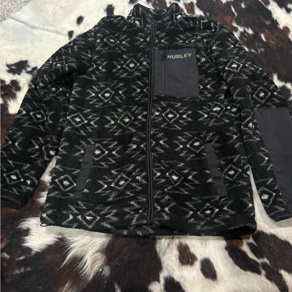Hurley Black Patterned Jacket